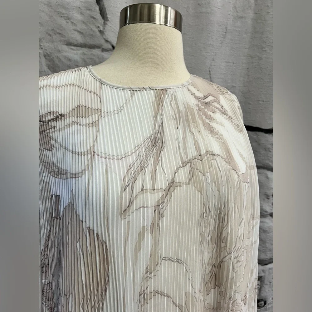 Aritzia Wilfred Daydreamer Mini Dress BIRCH BLANC/BOULEAU‎ PALE Floral Romance - Picture 7 of 10